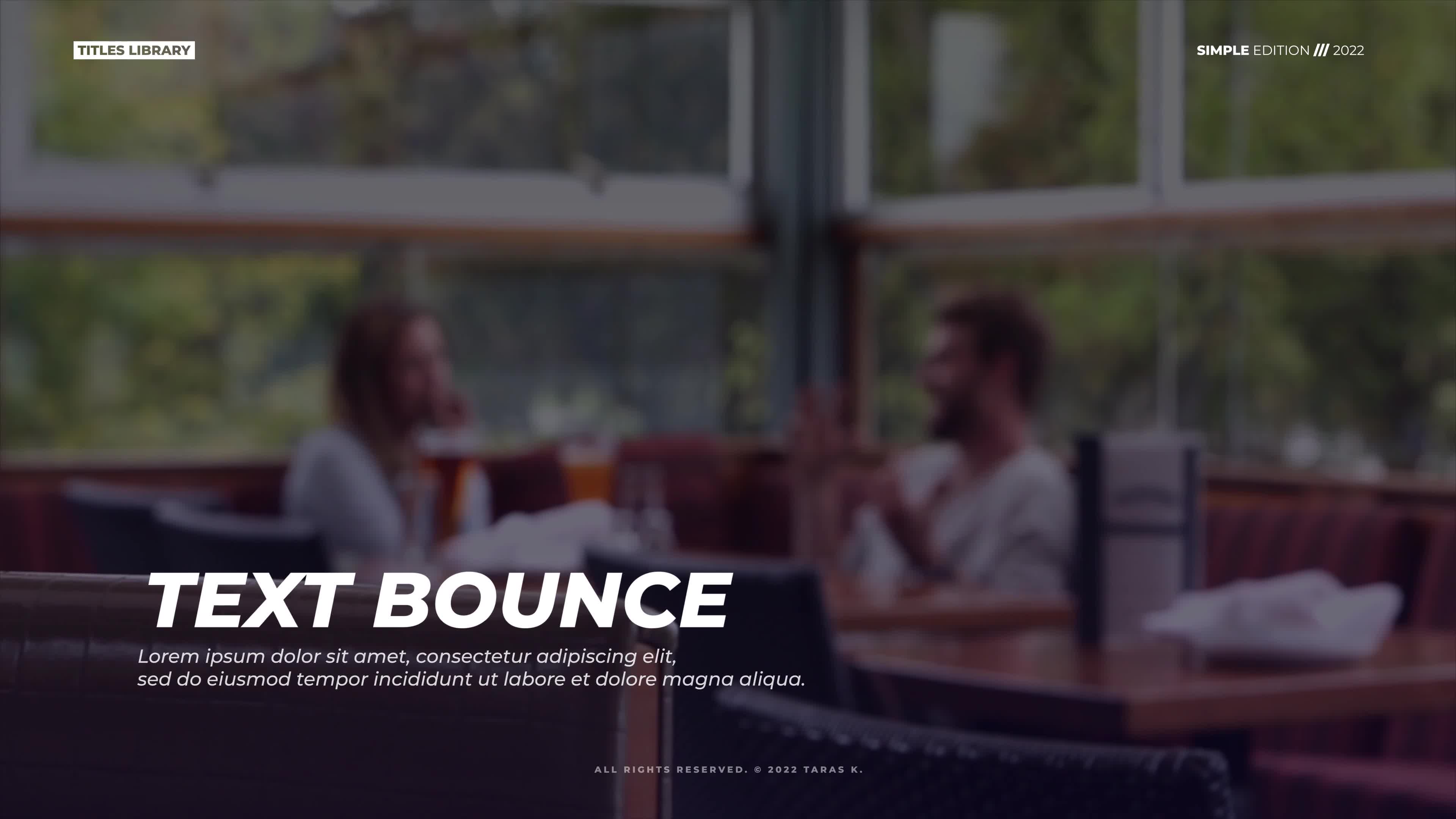 Bounce Text Titles | AE Videohive 37917996 After Effects Image 8