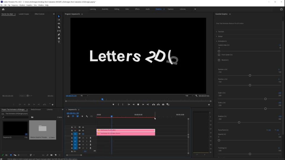 Bouncer Text Animator For Premiere Pro MOGRT Videohive 37329515 Premiere Pro Image 10