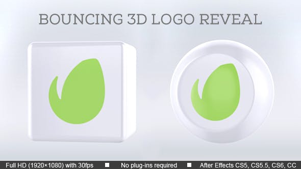 Bouncing 3D Logo Reveal - Videohive Download 16457070