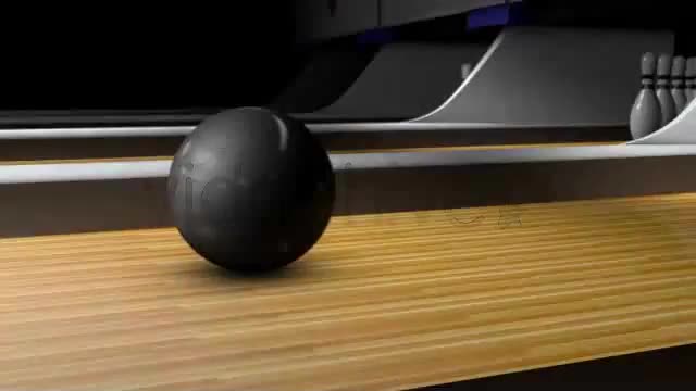 Bowling Ball Close Up Hitting Pins - Download Videohive 5328527