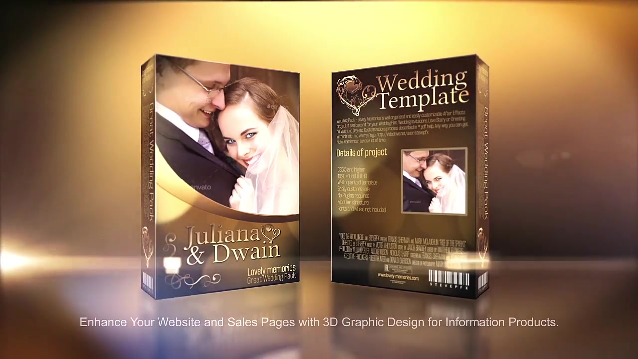 3D DVD Cover Mock-up - After Effects Project (VideoHive) » free