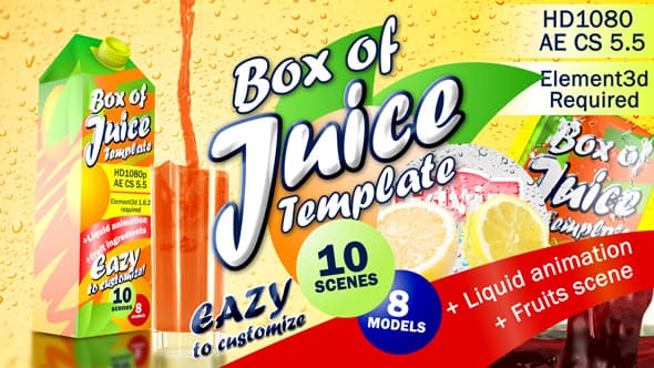 Box of Juice Template - Download Videohive 15577952
