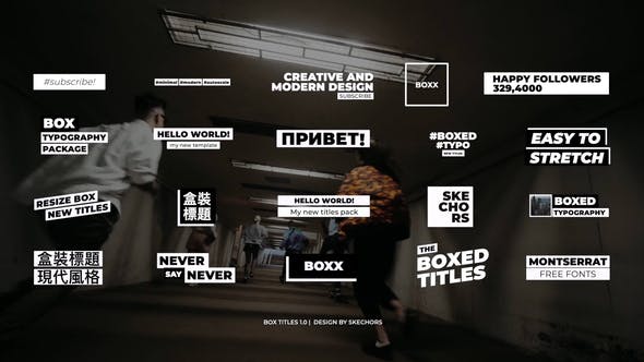 Box Titles | After Effects - Videohive Download 35564883