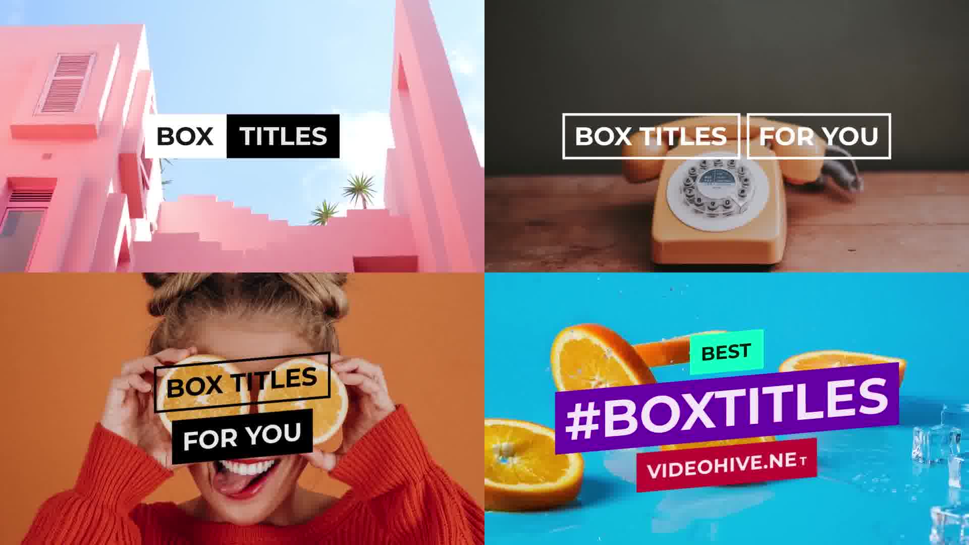 BOX Titles and Lower Thirds for After Effects Videohive 24573101 After Effects Image 13