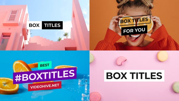 BOX Titles and Lower Thirds for After Effects - Videohive Download 24573101