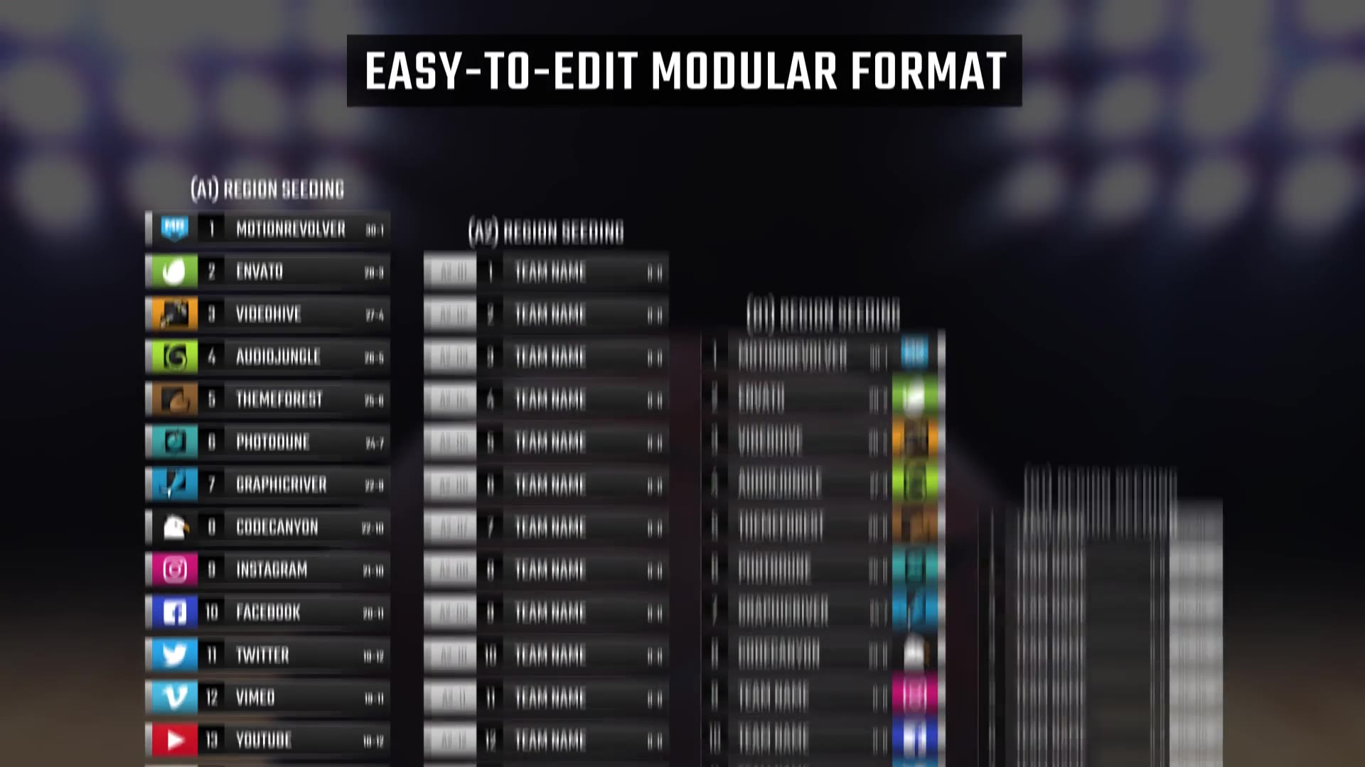 Bracketology Sports Tournament Bracket - Download Videohive 21488906