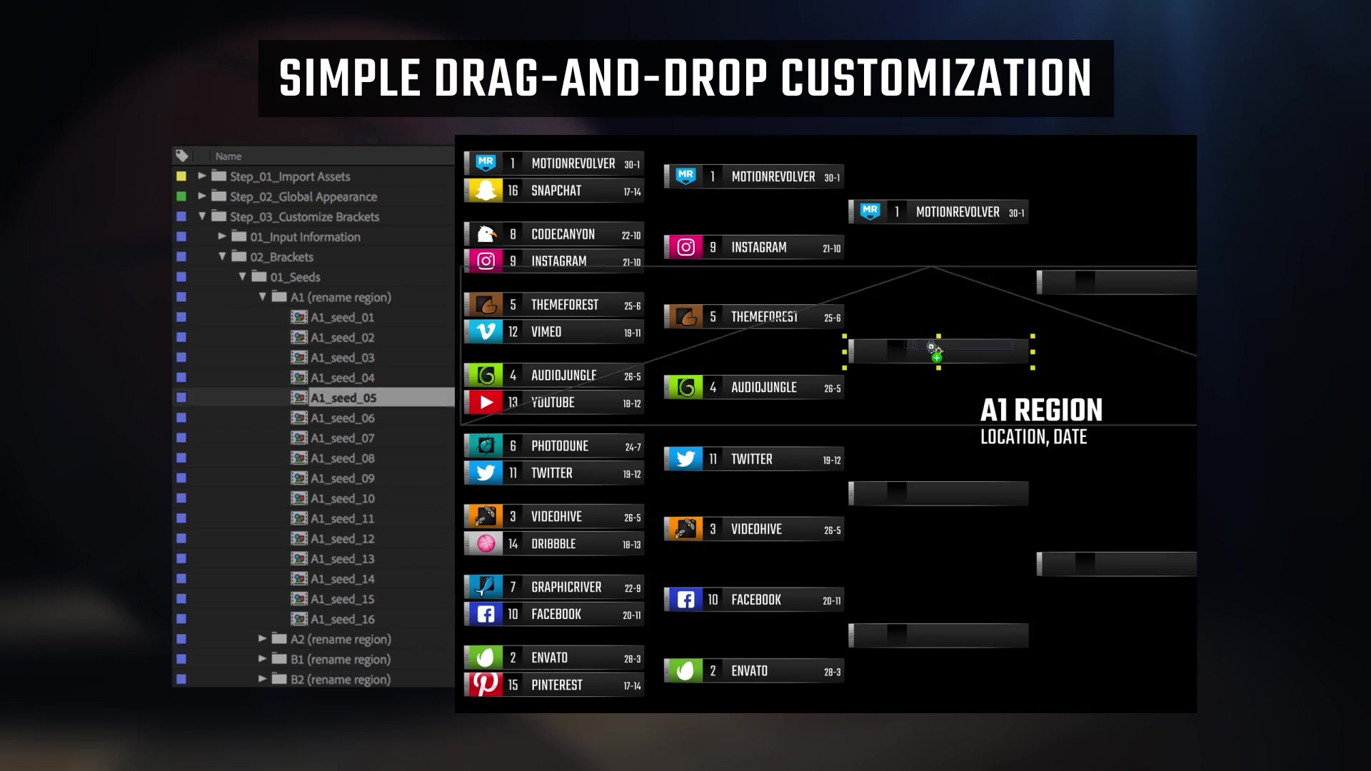 Bracketology Sports Tournament Bracket - Download Videohive 21488906