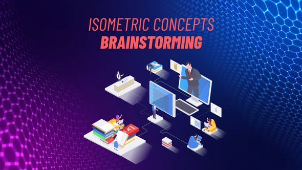 Brainstorming Isometric Concept - Download Videohive 31693628