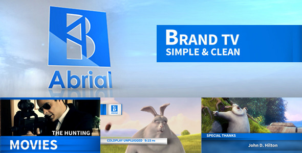Brand TV Simple & Clean - Download Videohive 4504885