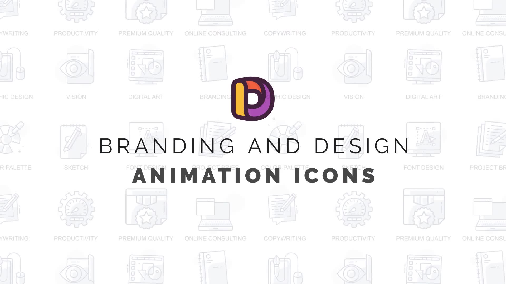 Branding and design Animation Icons Videohive 32812114 After Effects Image 2