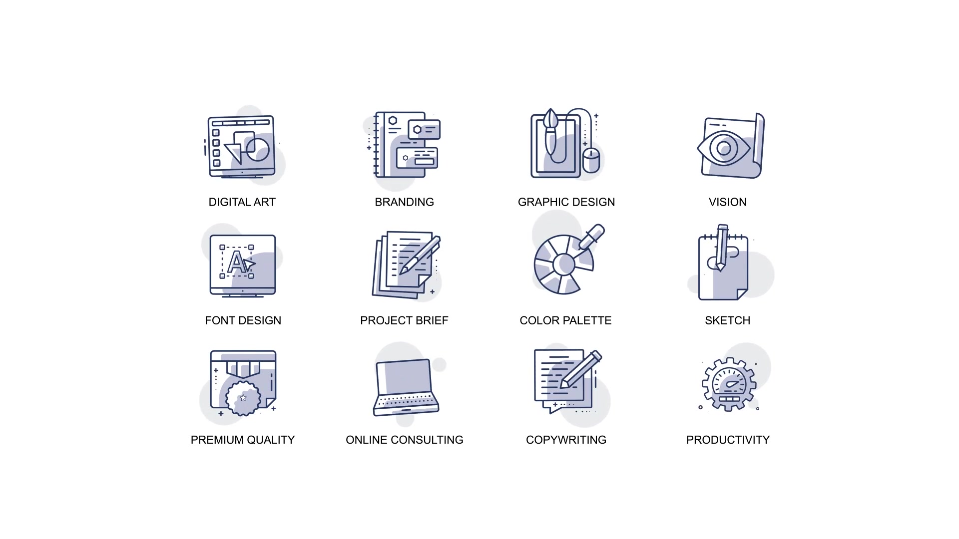 Branding and design Animation Icons Videohive 32812114 After Effects Image 4