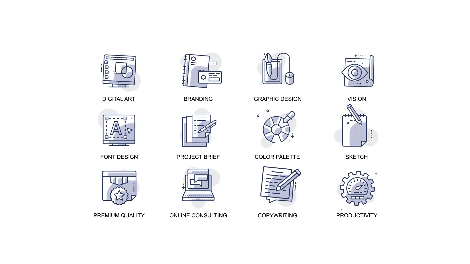 Branding and design Animation Icons Videohive 32812114 After Effects Image 6