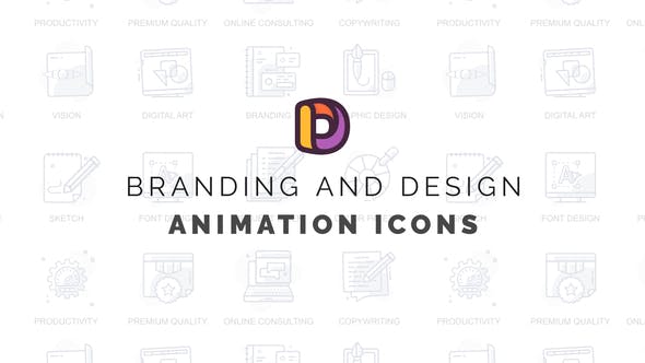 Branding and design Animation Icons - Download 32812114 Videohive