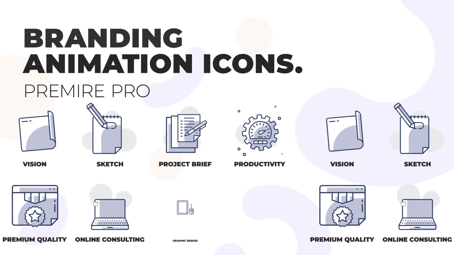 Branding and design Animation Icons (MOGRT) Videohive 36354603 Premiere Pro Image 2
