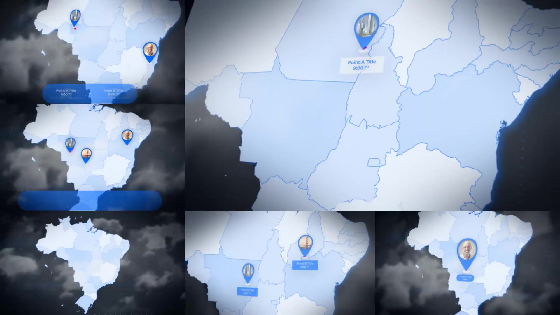 Brazil Map Federative Republic of Brazil Map Kit Brasil Videohive 24077550 After Effects Image 8