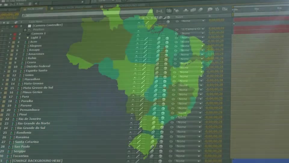 Brazil Map Kit - Download Videohive 16028783