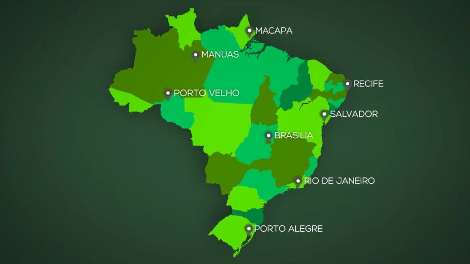 Brazil Map Kit - Download Videohive 16028783