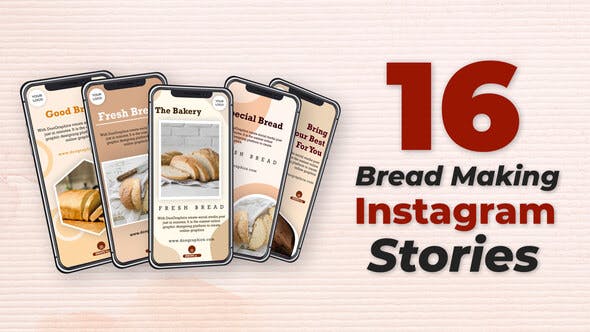 Bread Making Instagram Stories - Videohive Download 32404096