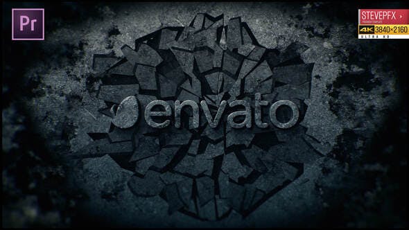 Breaking a Stone Wall |Rock Logo - 36128702 Videohive Download