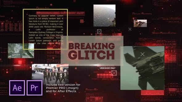 Breaking Glitch Presentation Slideshow - 29622484 Videohive Download