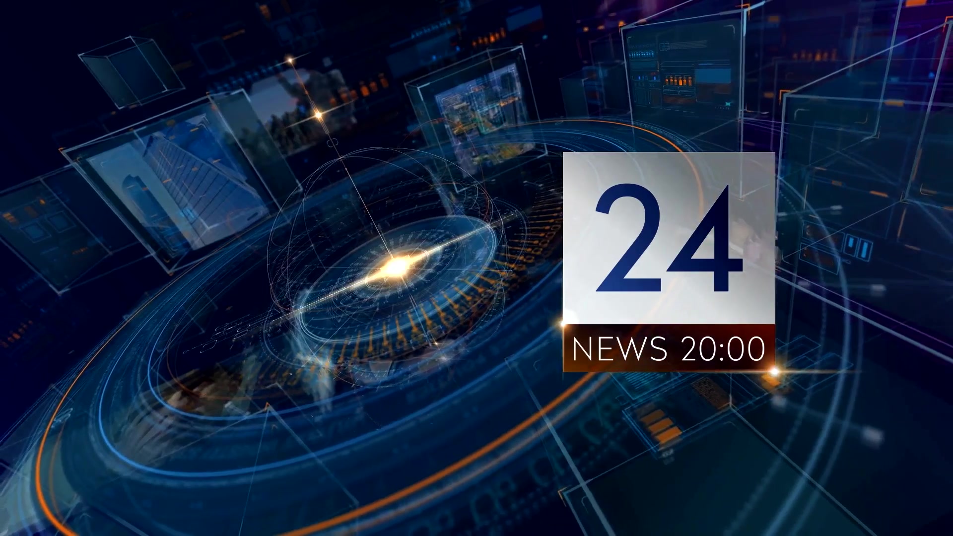 Breaking NEWS 24 TV Broadcast Package/ Business and Political Summit/ Glass Cube Intro/ HUD UI Text Videohive 14273486 After Effects Image 6