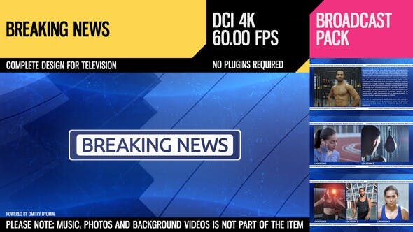 Breaking News (Broadcast Pack) - Download Videohive 28851686