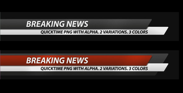Breaking News Corporate Lower Third Pack (7 in 1) - Download Videohive 101659