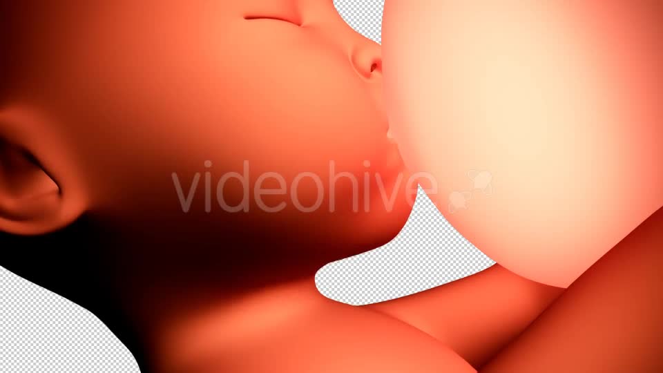 Breastfeeding Latch On Baby Animation - Download Videohive 14009216