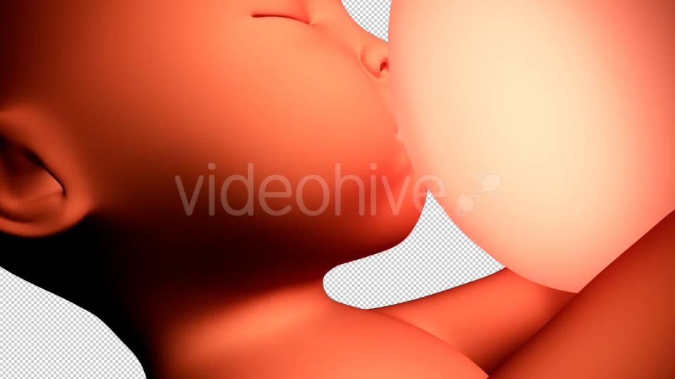 Breastfeeding Latch On Baby Animation - Download Videohive 14009216