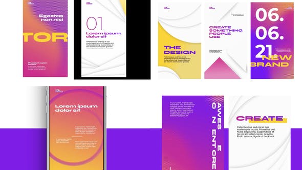 Bright Abstract typography stories - Download 32690984 Videohive