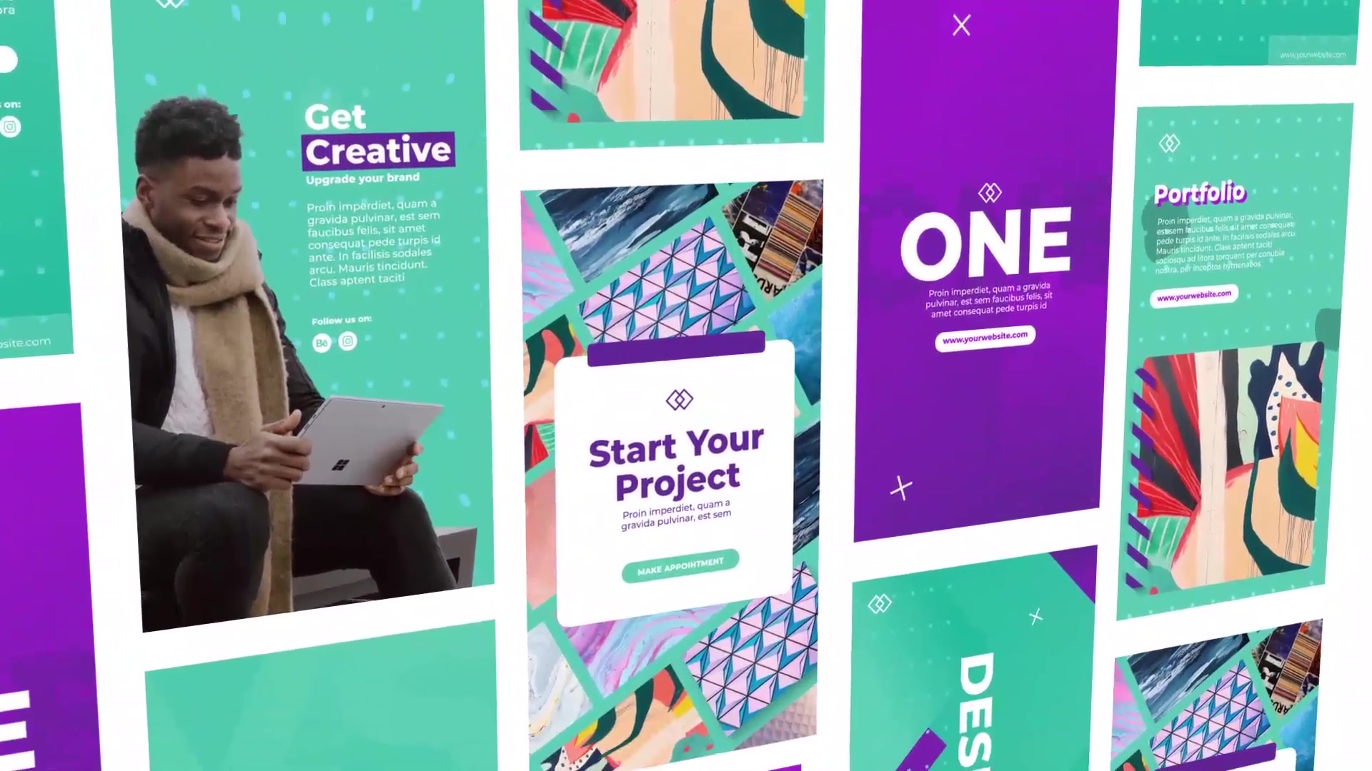 Bright Design Studio Stories Instagram Videohive 31158256 After Effects Image 11