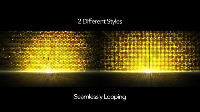 Bright Golden Circles Reflected Below Background - Download Videohive 5384687