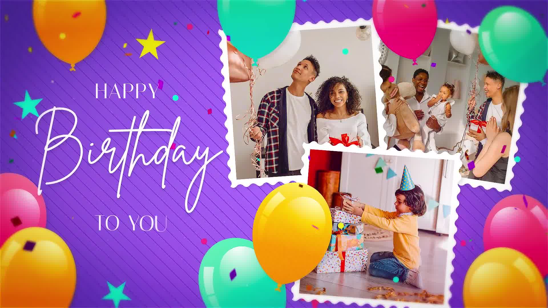 Bright Happy Birthday Slideshow Videohive 35122476 After Effects Image 10
