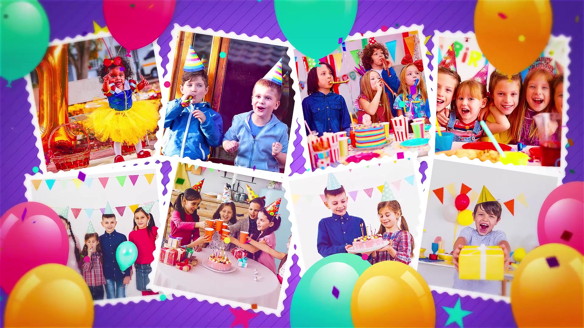 Bright Happy Birthday Slideshow Videohive 35122476 After Effects Image 4