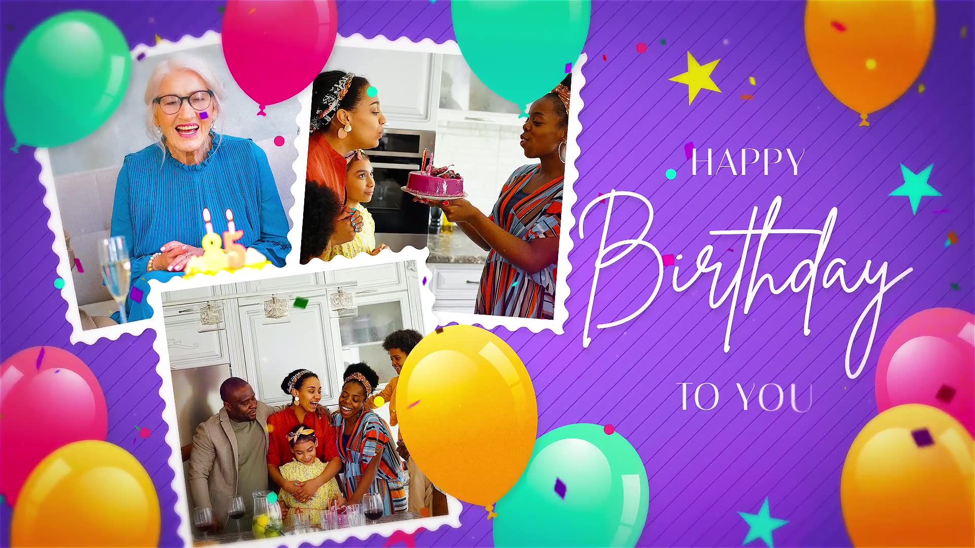 Bright Happy Birthday Slideshow Videohive 35122476 After Effects Image 6