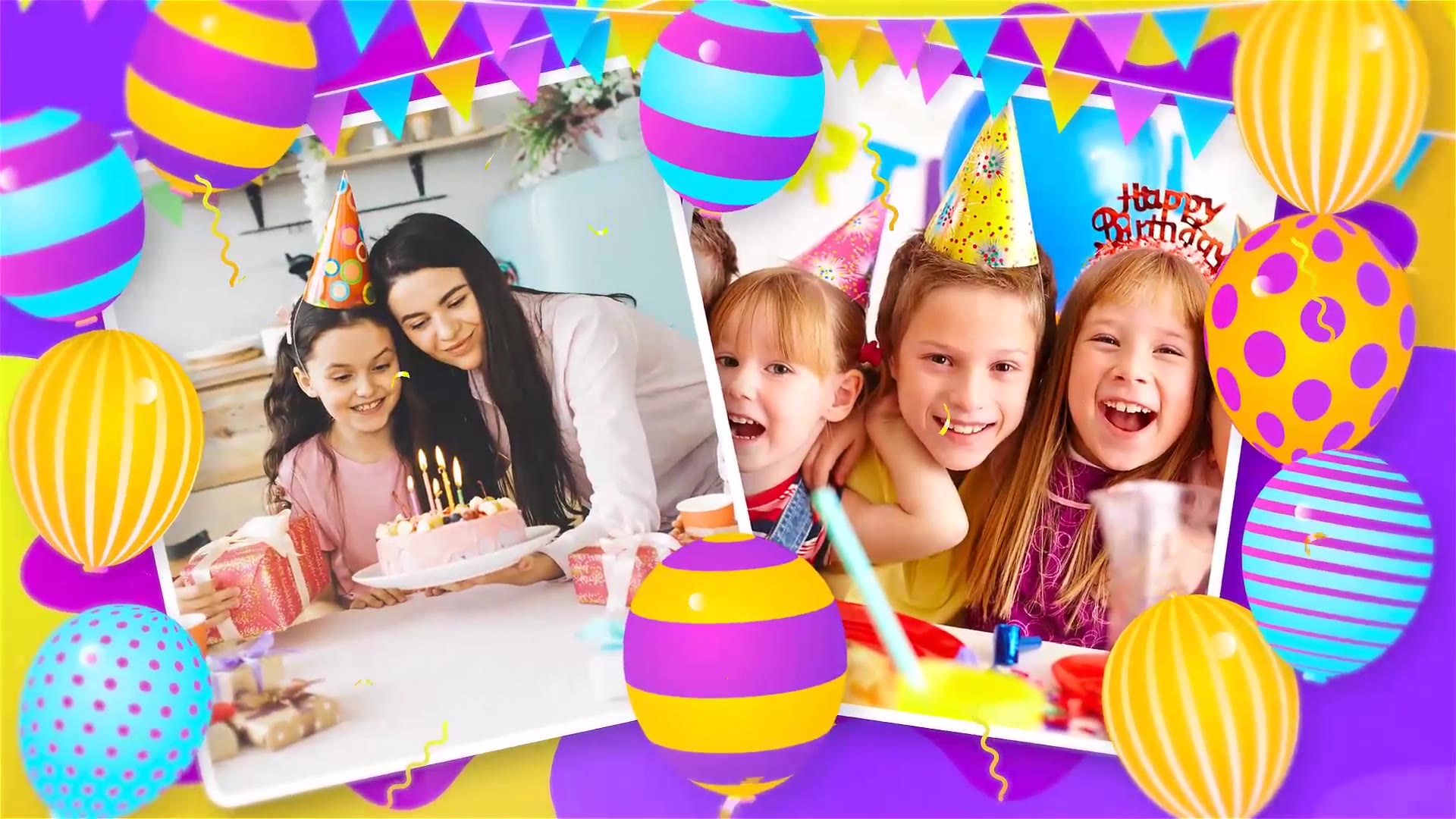 Bright Happy Birthday Videohive 34508217 After Effects Image 9