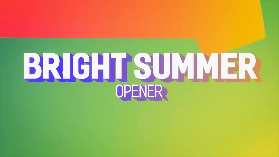 Bright Summer Opener - Download Videohive 16699751