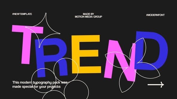 Bright Typography Intro - 52737016 Videohive Download