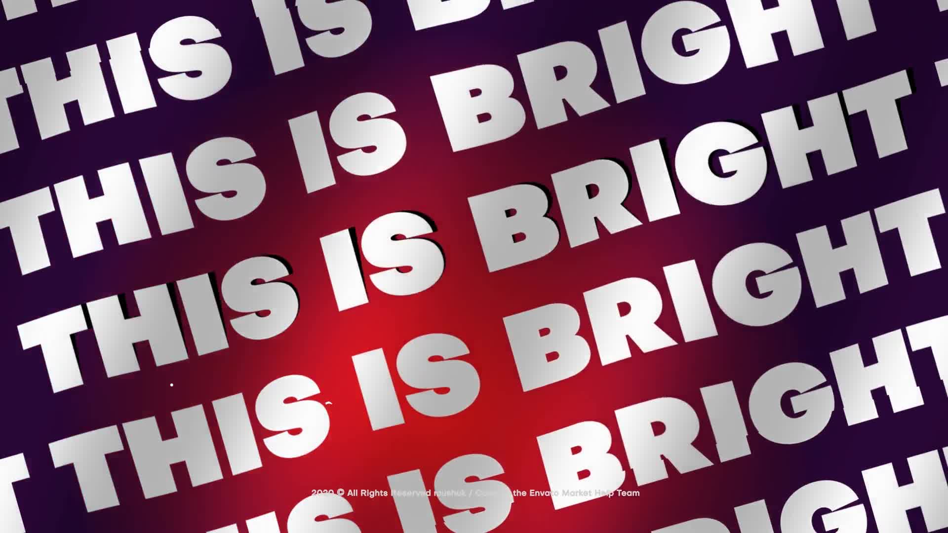 Bright Typography Videohive 27096902 After Effects Image 1