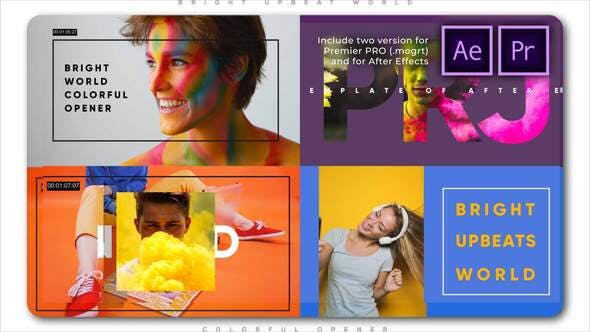 Bright Upbeat World Colorful Opener - Videohive 27933971 Download