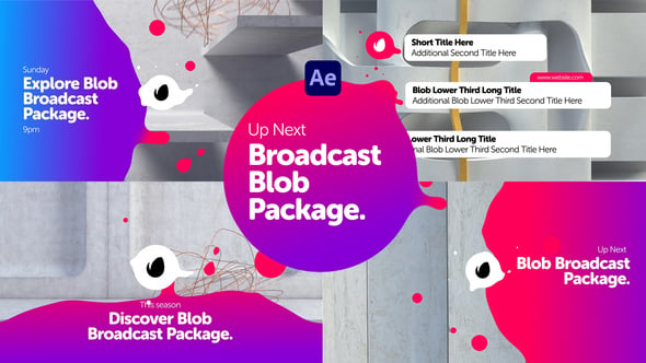 Broadcast Blob Package - Download 34064654 Videohive