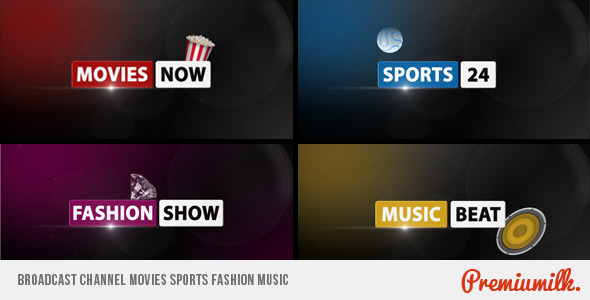 Broadcast Channel Movies Sports Fashion Music - Download Videohive 2558299