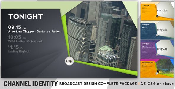 Broadcast Complete Package Channel Identity - Videohive Download 2397190