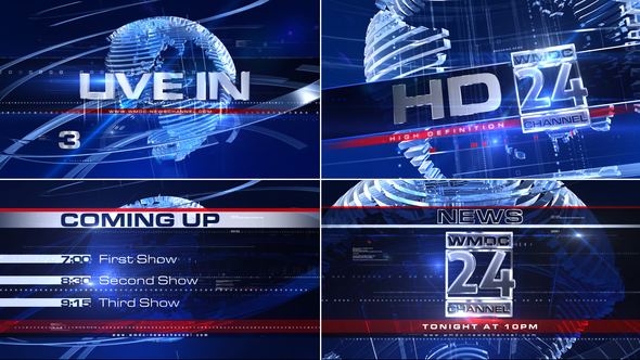 Broadcast Design Complete News Package 1 - Download Videohive 1478695