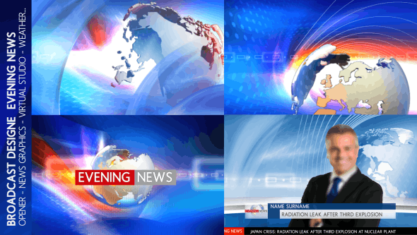 Broadcast Design Evening News - Download 16704109 Videohive