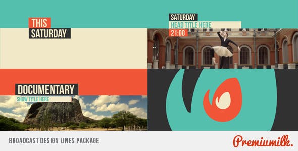 Broadcast Design Lines Package - Download Videohive 7896942