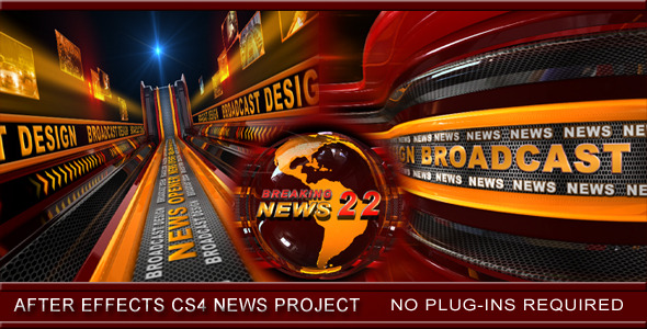Broadcast Design News Opener - Download Videohive 3445978