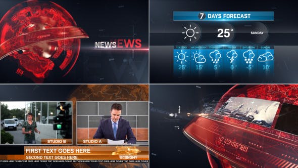 Broadcast Design News Package - 14558488 Videohive Download