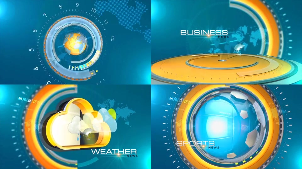 Broadcast Design News Package Videohive 9209561 After Effects Image 10