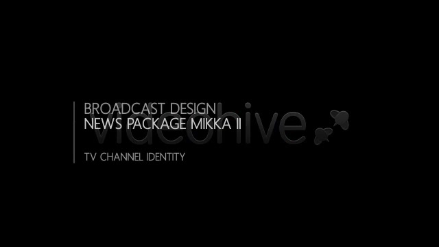 Broadcast Design News Package Mikka II - Download Videohive 2868209